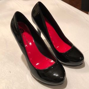 Michael Antonio Black Patent Heels